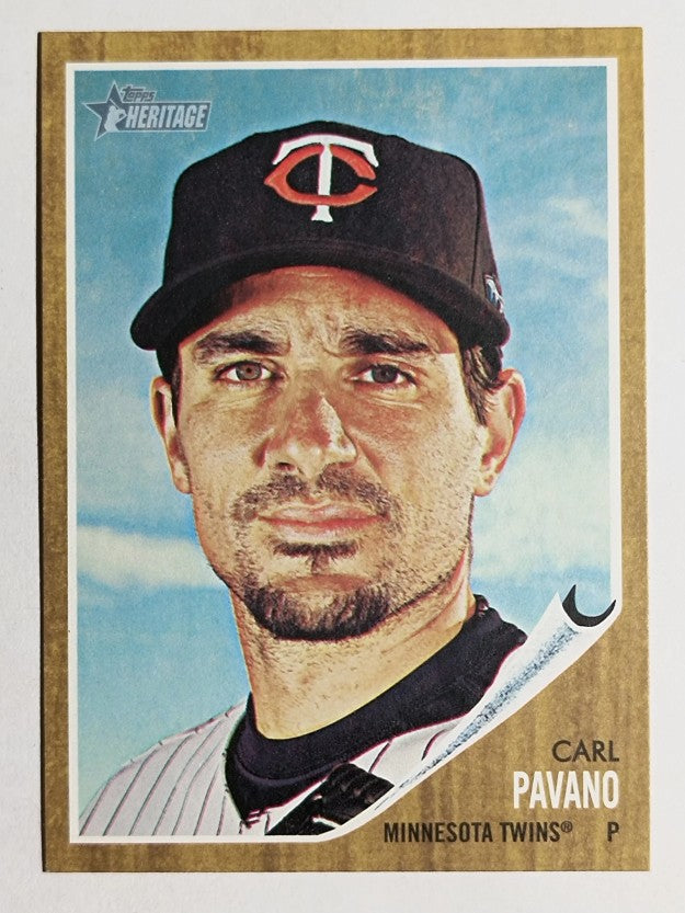 2011 Topps Heritage #21 Carl Pavano