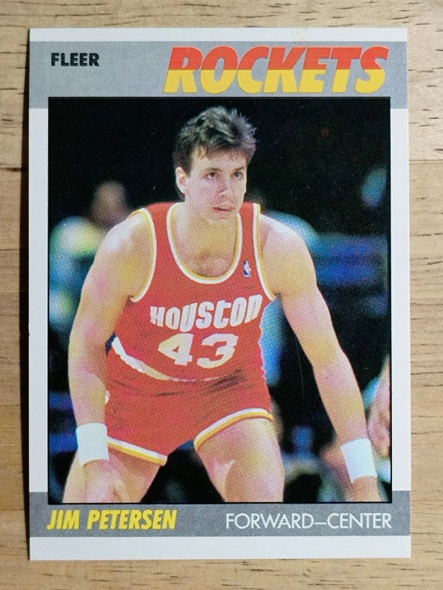 1987-88 Fleer #86 Jim Petersen