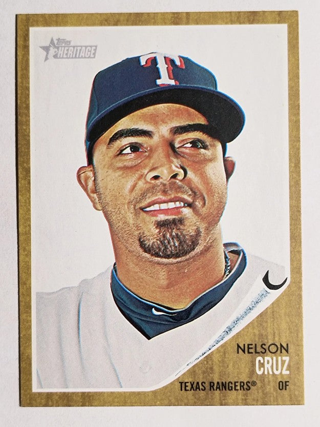 2011 Topps Heritage #42 Nelson Cruz