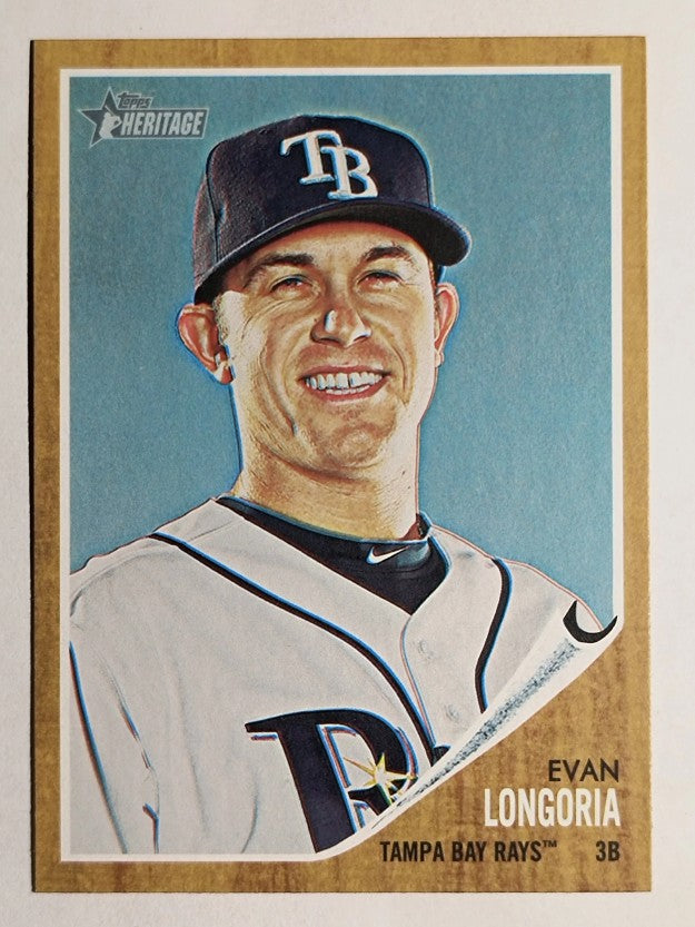 2011 Topps Heritage #45 Evan Longoria