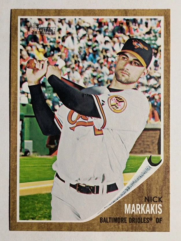 2011 Topps Heritage #64 Nick Markakis