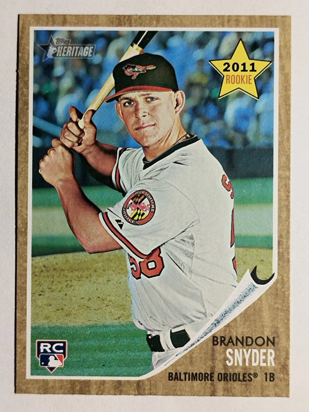2011 Topps Heritage #99 Brandon Snyder