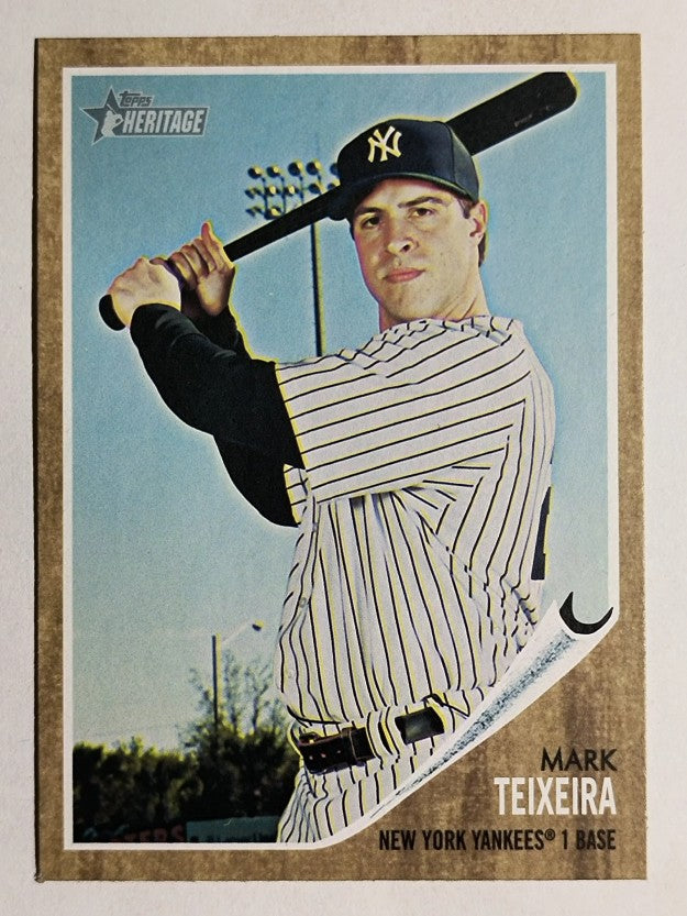 2011 Topps Heritage #110 Mark Teixeira