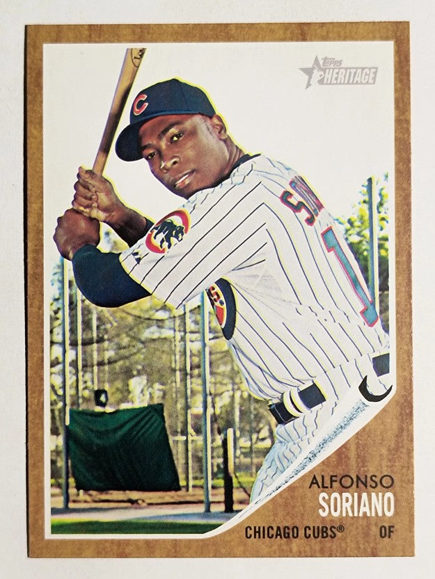 2011 Topps Heritage #115 Alfonso Soriano