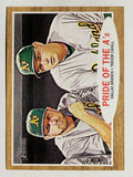 2011 Topps Heritage #127 Dallas Braden/Trevor Cahill
