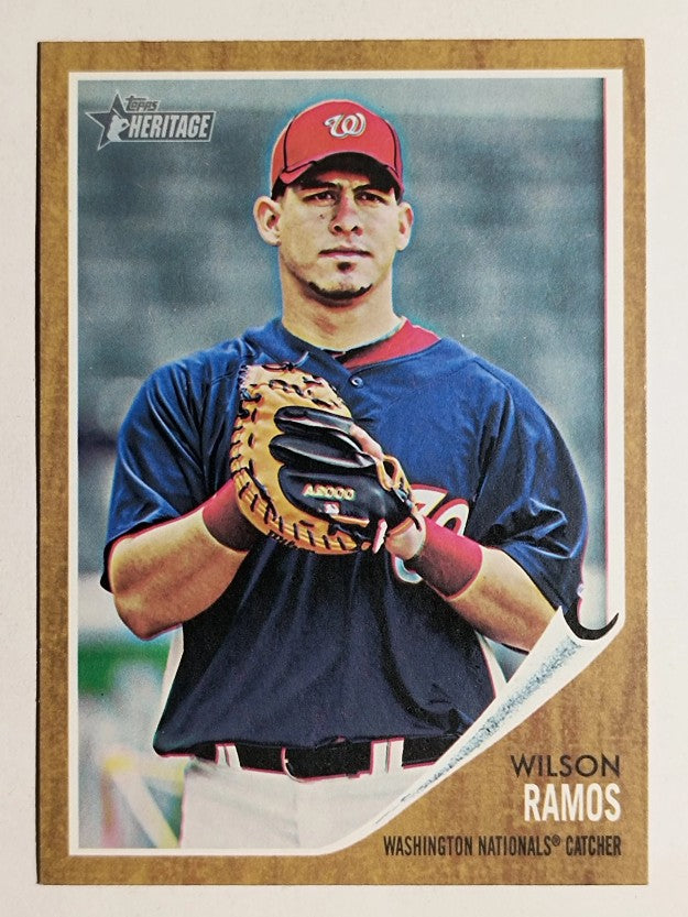 2011 Topps Heritage #167 Wilson Ramos