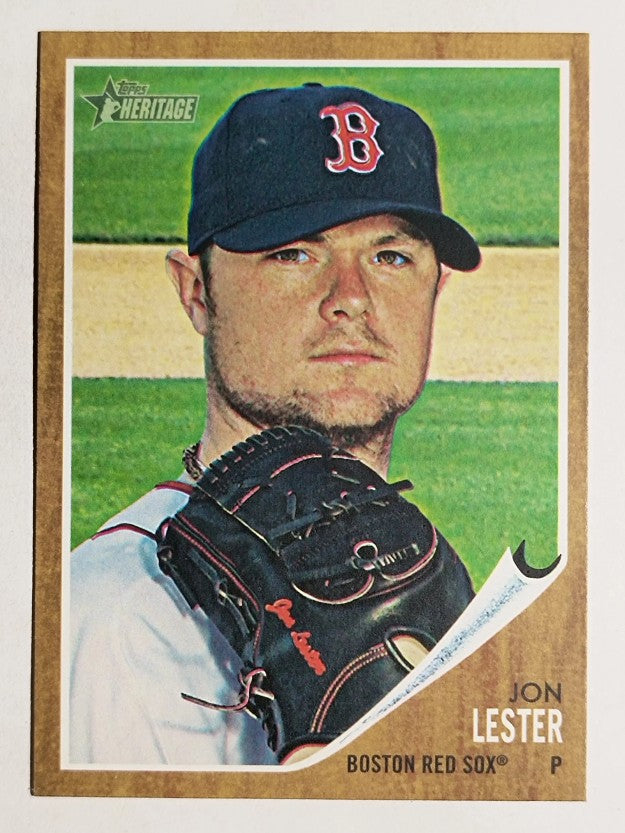 2011 Topps Heritage #187 Jon Lester