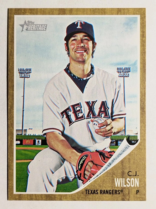 2011 Topps Heritage #207 C.J. Wilson