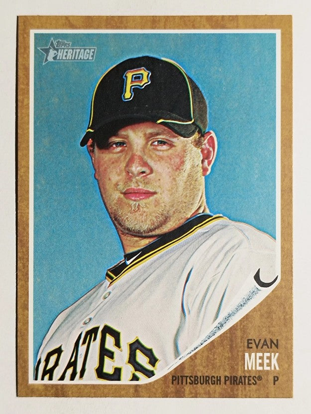 2011 Topps Heritage #210 Evan Meek
