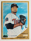 2011 Topps Heritage #230 Francisco Liriano