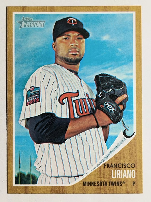 2011 Topps Heritage #230 Francisco Liriano