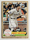 2011 Topps Heritage #232 Giants Win Opener HL/Freddy Sanchez