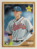 2011 Topps Heritage #239 Brandon Beachy RC