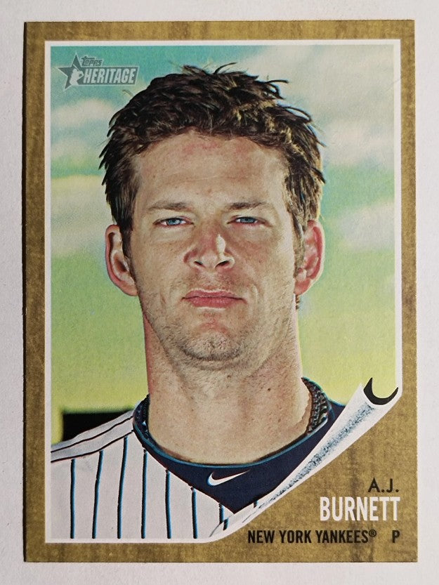 2011 Topps Heritage #243 A.J. Burnett