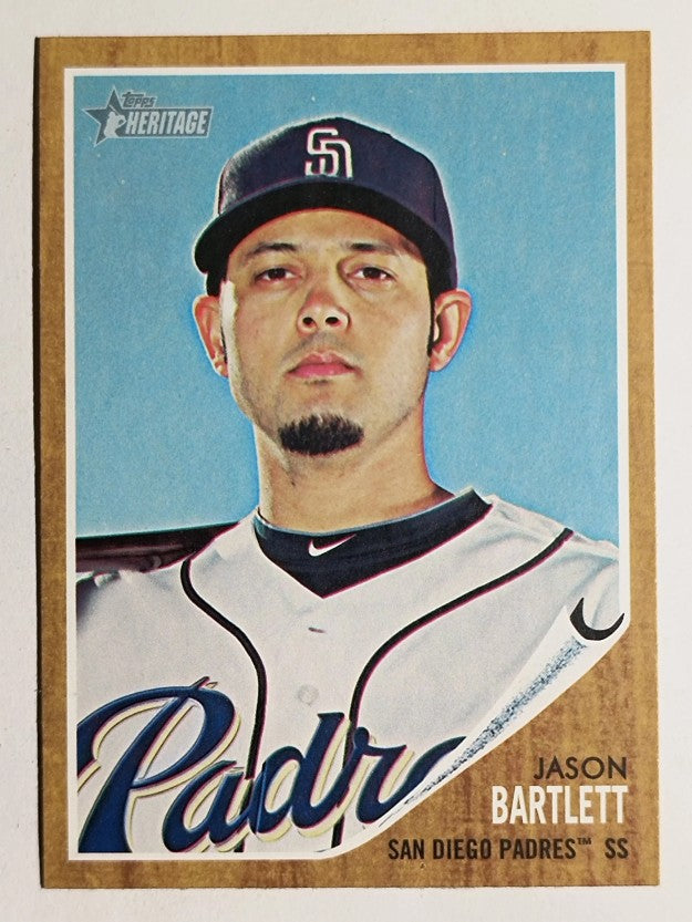 2011 Topps Heritage #245 Jason Bartlett