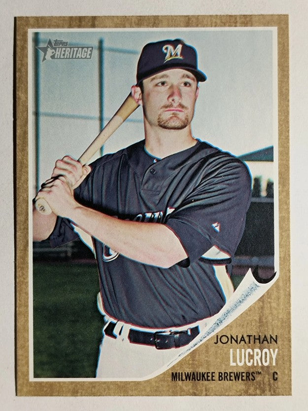 2011 Topps Heritage #247 Jonathan Lucroy