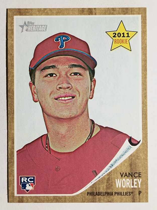 2011 Topps Heritage #249 Vance Worley