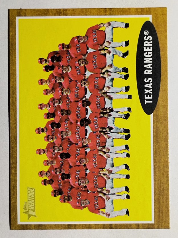 2011 Topps Heritage #251 Texas Rangers