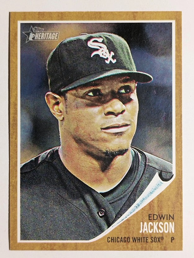2011 Topps Heritage #255 Edwin Jackson