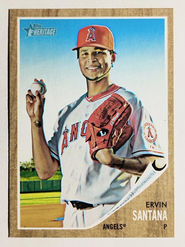 2011 Topps Heritage #268 Ervin Santana
