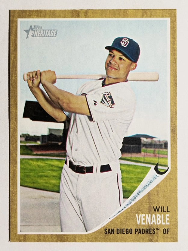2011 Topps Heritage #274 Will Venable
