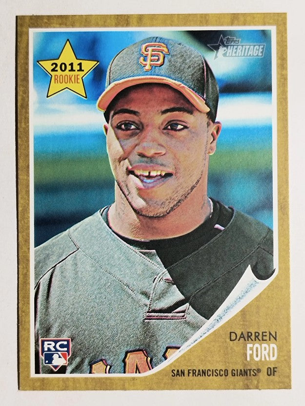 2011 Topps Heritage #289 Darren Ford RC