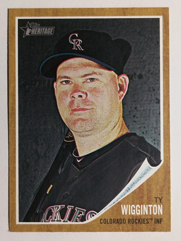 2011 Topps Heritage #290 Ty Wigginton