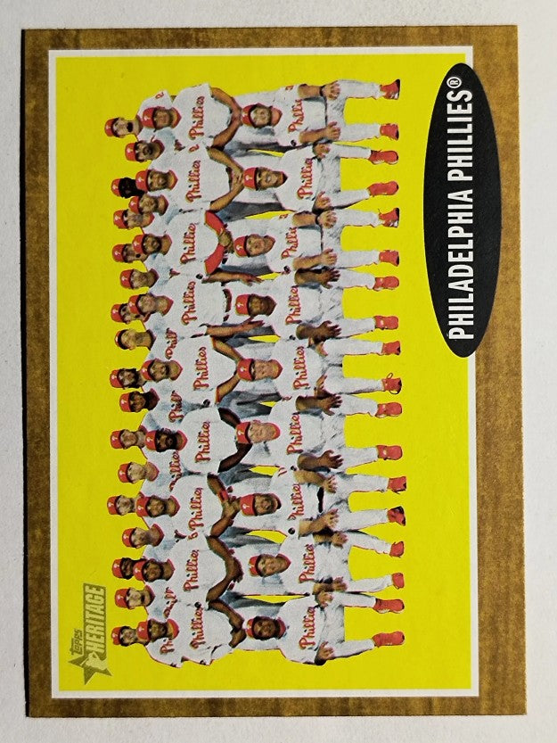 2011 Topps Heritage #294 Philadelphia Phillies