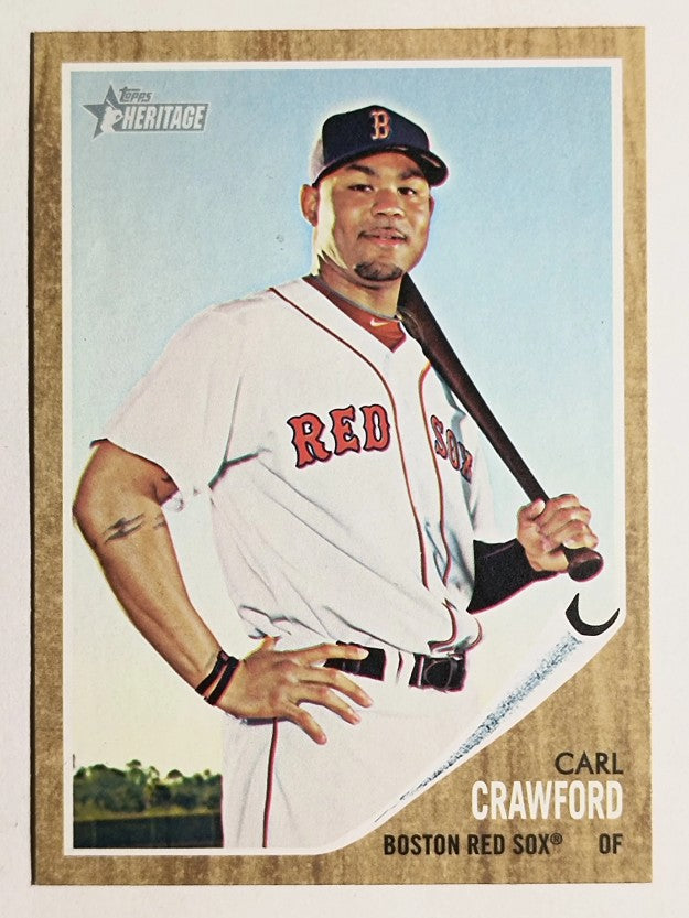 2011 Topps Heritage #300 Carl Crawford