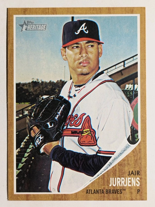 2011 Topps Heritage #307 Jair Jurrjens