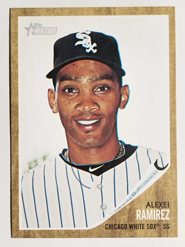 2011 Topps Heritage #325 Alexei Ramirez