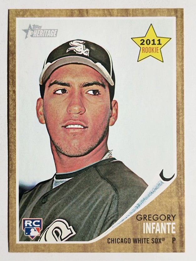 2011 Topps Heritage #326 Gregory Infante RC