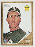 2011 Topps Heritage #326 Gregory Infante RC