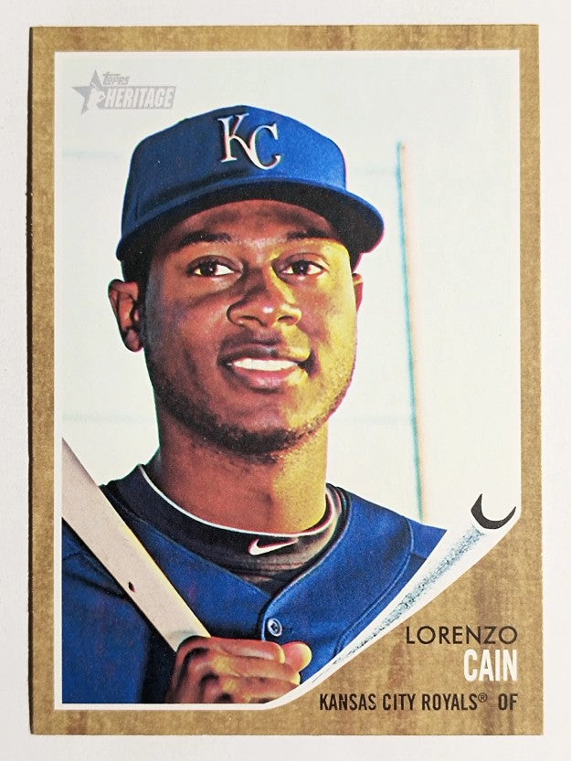 2011 Topps Heritage #341 Lorenzo Cain