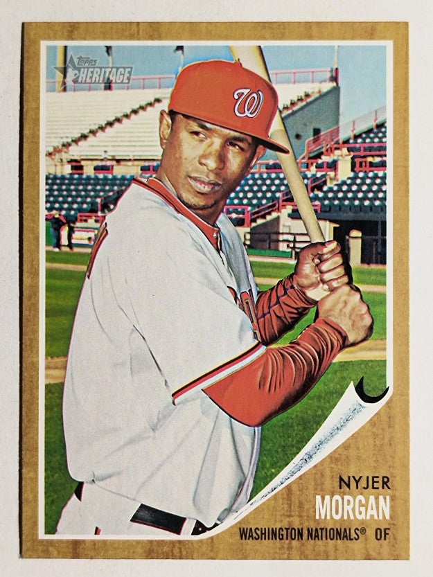 2011 Topps Heritage #347 Nyjer Morgan