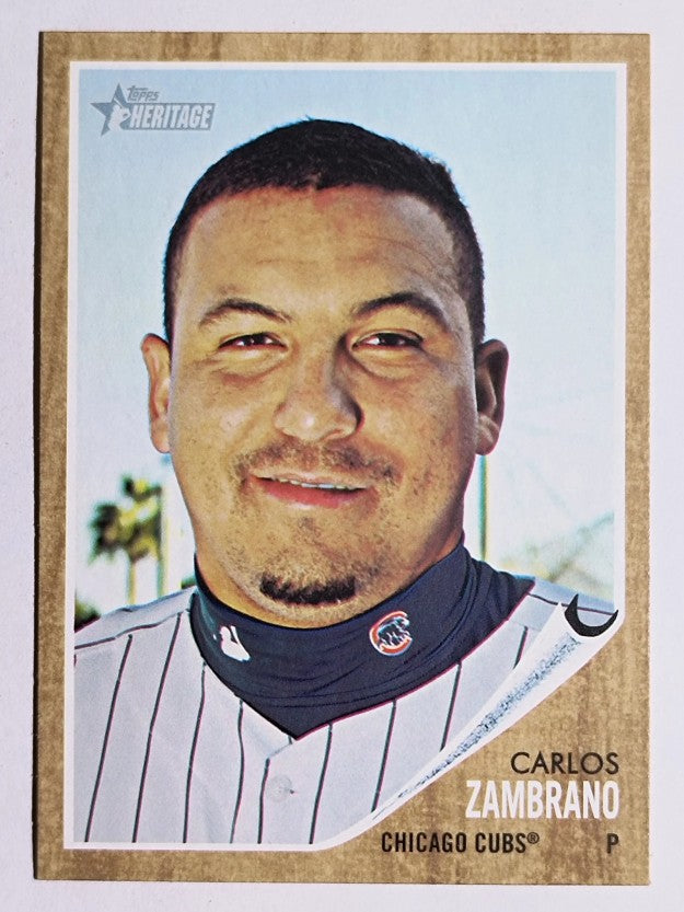 2011 Topps Heritage #359 Carlos Zambrano