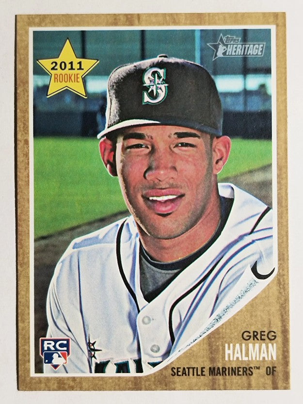 2011 Topps Heritage #362 Greg Halman RC