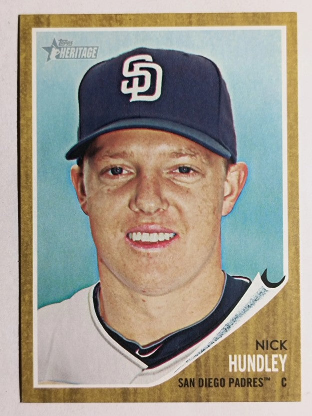 2011 Topps Heritage #363 Nick Hundley
