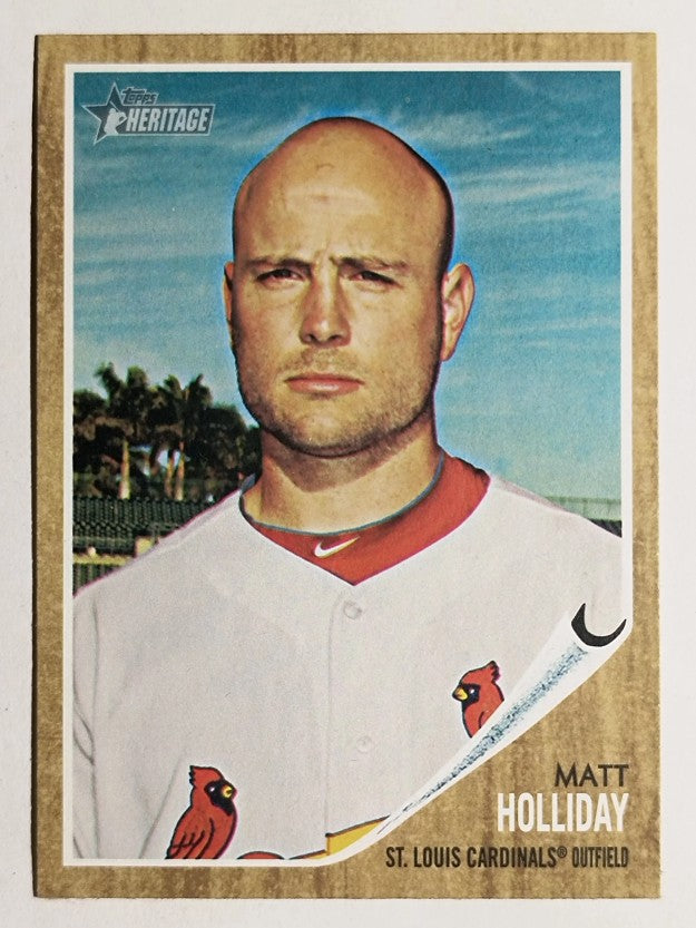 2011 Topps Heritage #370 Matt Holliday