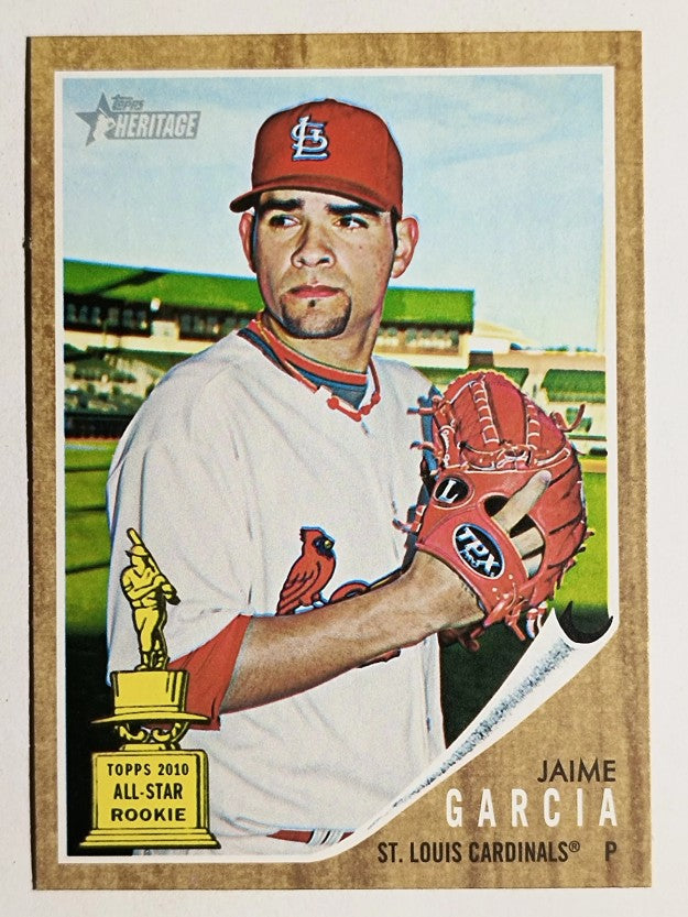 2011 Topps Heritage #372 Jaime Garcia