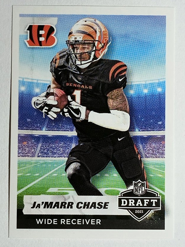 2021 Panini Stickers #33 Ja'Marr Chase DRAFT