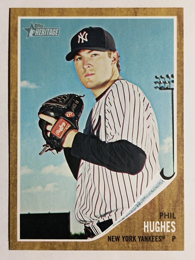 2011 Topps Heritage #376 Phil Hughes
