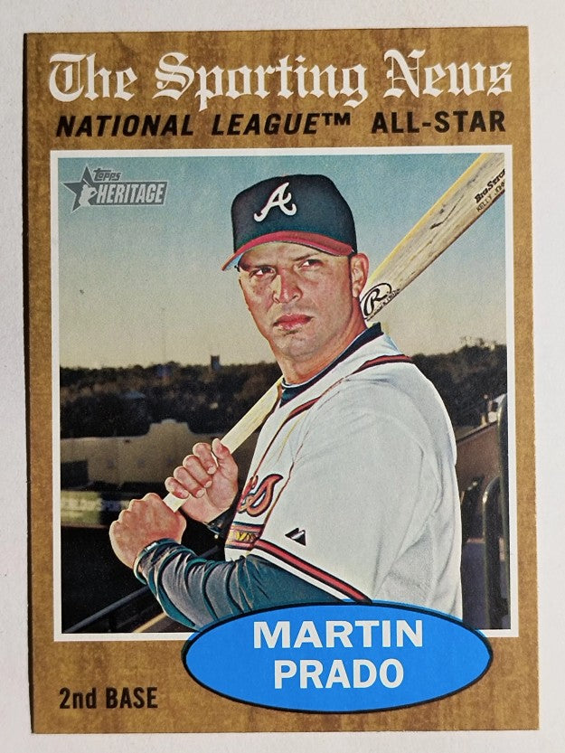 2011 Topps Heritage #391 Martin Prado AS