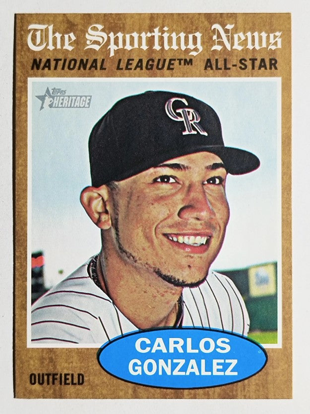 2011 Topps Heritage #396 Carlos Gonzalez AS