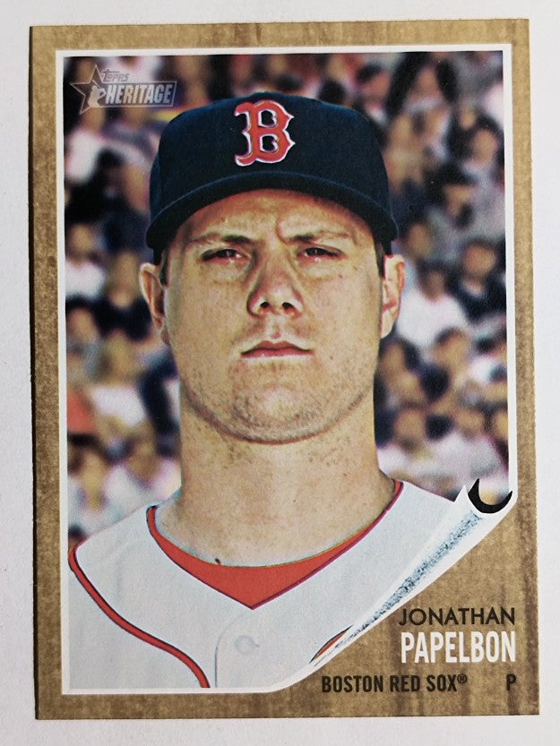 2011 Topps Heritage #403 Jonathan Papelbon