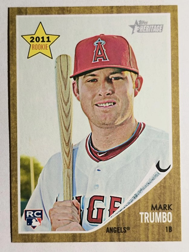 2011 Topps Heritage #404 Mark Trumbo