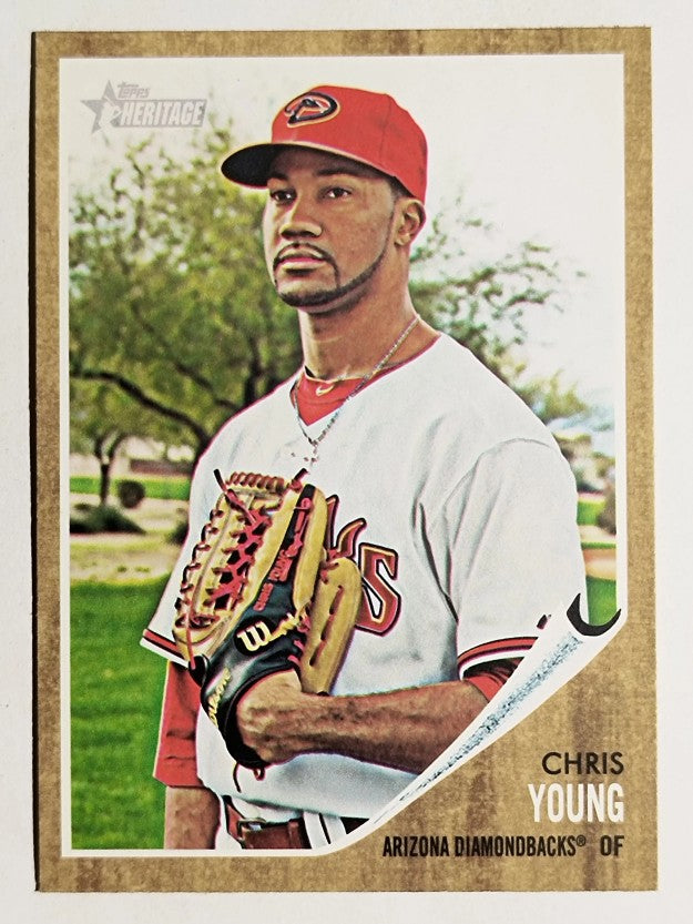 2011 Topps Heritage #413 Chris Young