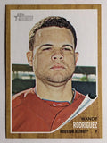 2011 Topps Heritage #419 Wandy Rodriguez