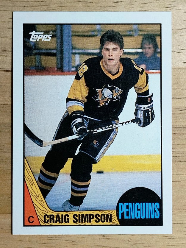 1987-88 Topps #80 Craig Simpson DP RC