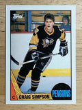 1987-88 Topps #80 Craig Simpson DP RC